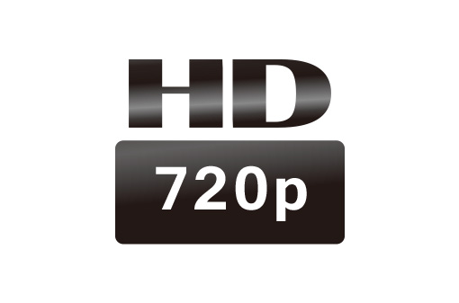 HD720p 解像度対応